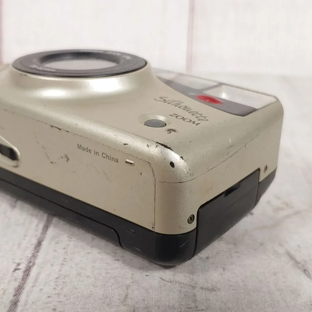 Vintage Ansco Silhouette Power Zoom Lens 28-52mm Film Camera TESTED WORKING